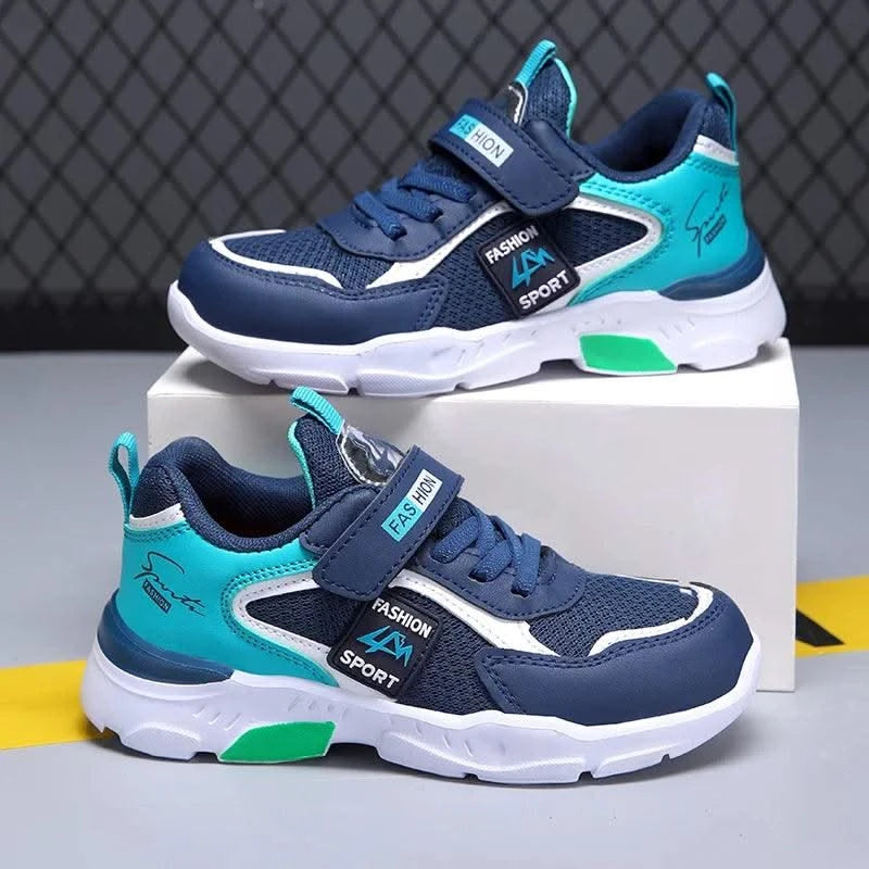 Children Casual Sports Shoes for Boys Breathable Summer Kids Hook&Loop Students Girls School Running Kids' Outdoor Sneakers