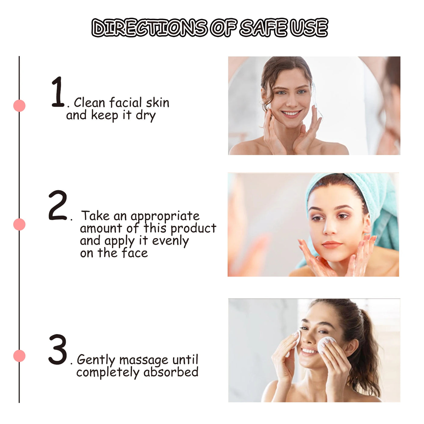 Hyaluronic Acid Face Serum Shrink Pores Brightening Skin Rejuvenation Eye Bags Removing Dark Circles Moisturizing Facial Essence