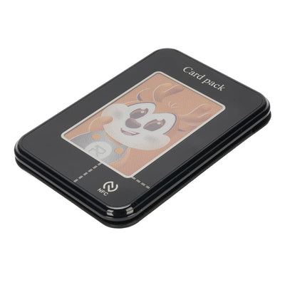 Magnetic Phone Card Wallet Holder Compact DIY Projection Multifuncitonal NFC Magnetic Phone Wallet Ink Screen for Mobile Phone