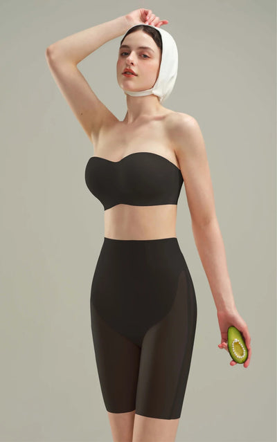 Women's Sexy Butt Lifting Shapewear Mid Waist Invisible Seamless Tummy Control Body Shaper Woman Safety Underwear N210