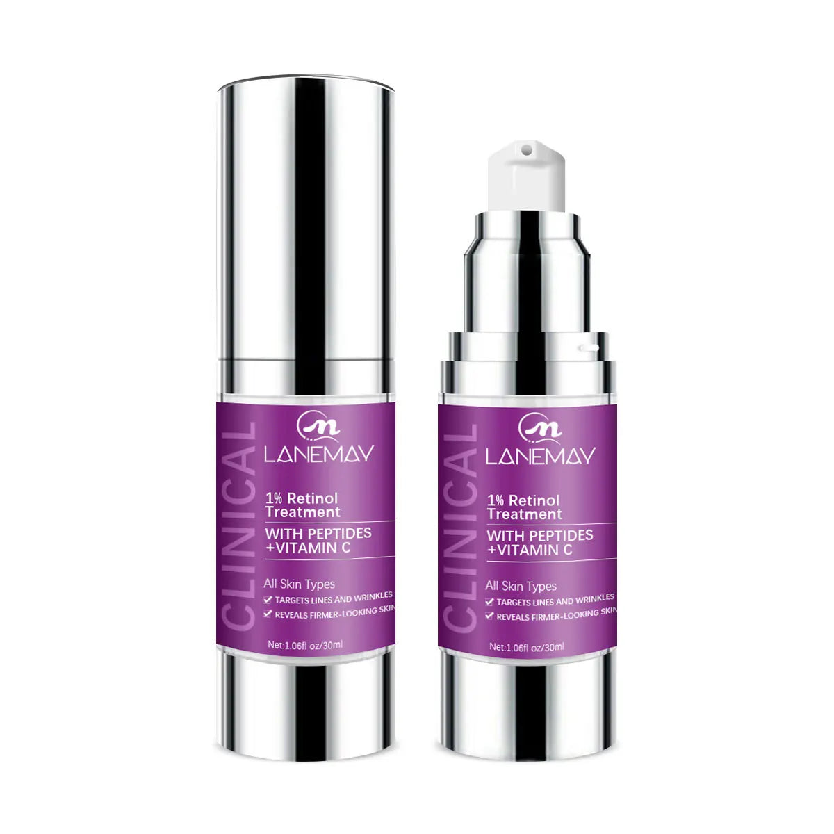 1% Retinol Eye Cream - Anti-Wrinkle, Firming  Hydrating with Peptides & Vitamin C Whitening Cream for Dark Skin Anti Aging Cream