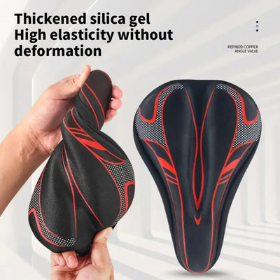 3D Bicycle Saddle Cover Accessories for Mountain Bike Men and Women Gel Soft Bicycle Seat Cover Parts Cycling Sports