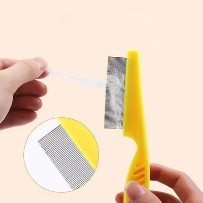 Pet Hair Shedding Comb Stainless Steel Flea Comb for Cat Dog Pet Comfort Flea Hair Grooming Comb Dog Brush Grooming Tools