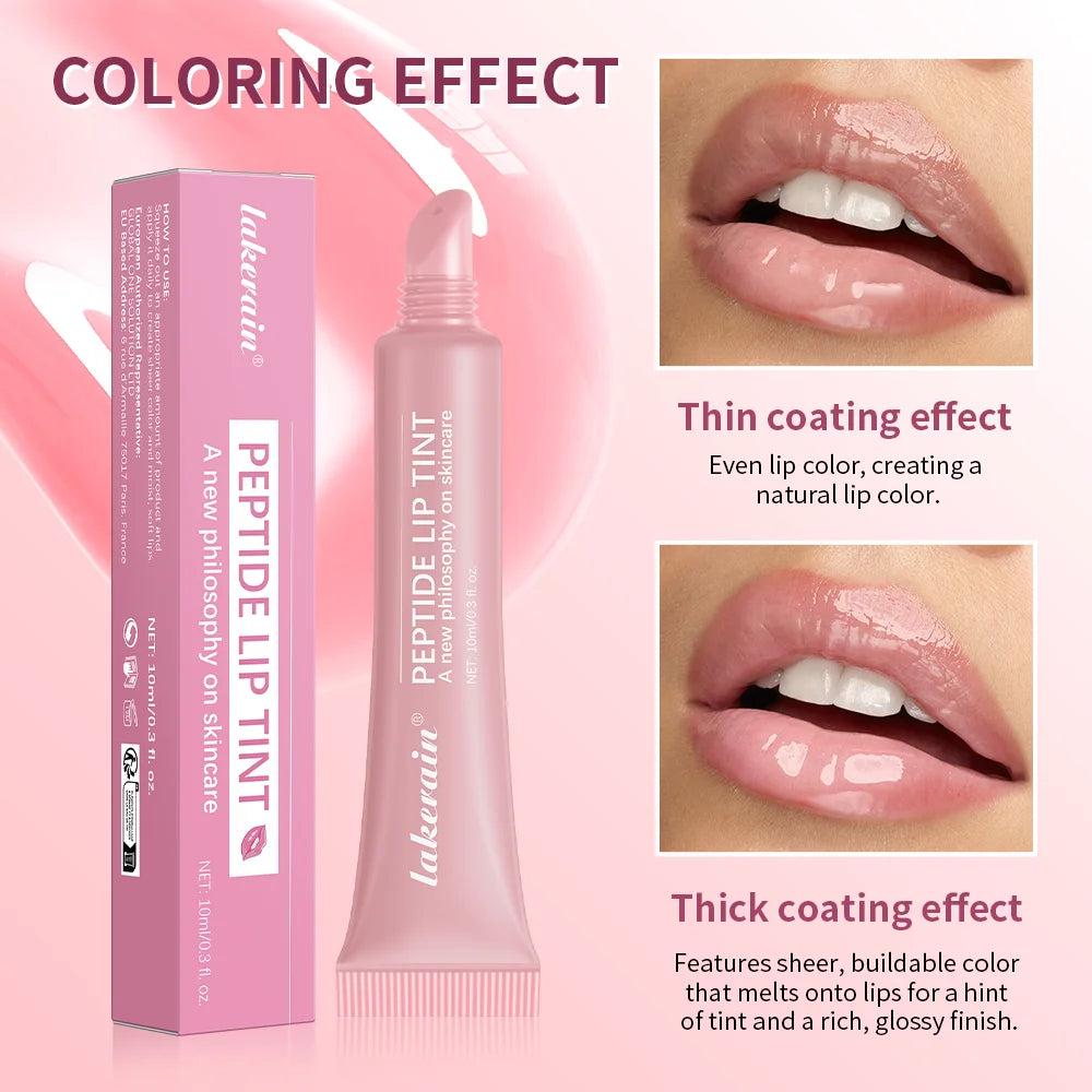 Plump Moisturizing Glossy Mirror Lip Gloss Nutritious Lip Oil Cosmetic Portable Lip Makeup Reduce Fine Lines On Lips For Women