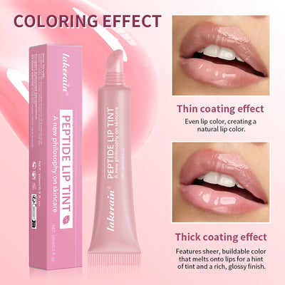 Plump Moisturizing Glossy Mirror Lip Gloss Nutritious Lip Oil Cosmetic Portable Lip Makeup Reduce Fine Lines On Lips For Women