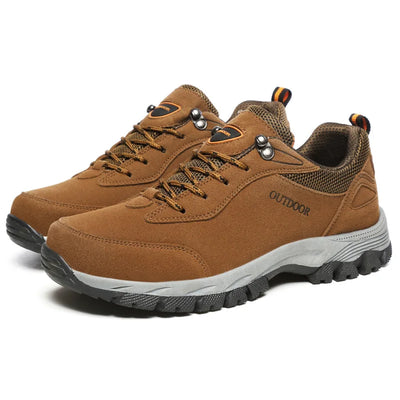 Outdoor Mountain Hiking Boots 2025 Autumn New Men's Non Slip Climbing Trekking Walking Hunting Tactical Rubber Sneakers