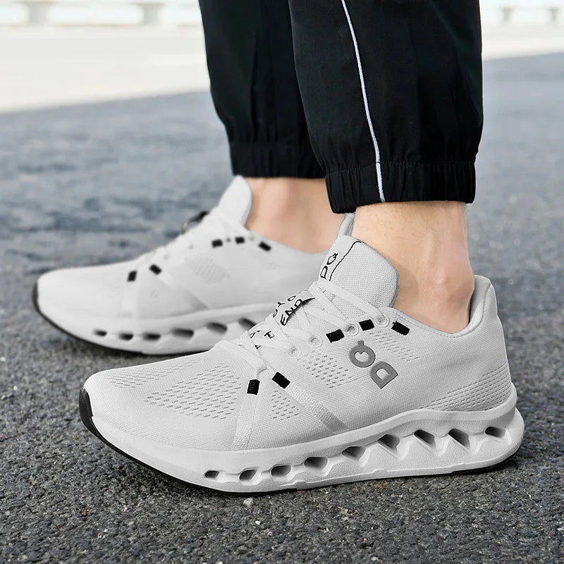 Athletic Shoes For Men Outdoor Hiking Boots New Product Fashion Men Casual Shoes Light Running Sneakers Breathable Elastic Band