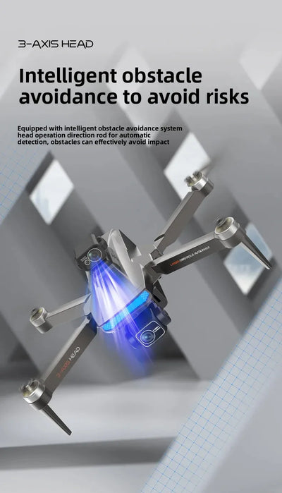 new product Q7 three-axis gimbal high-definition aerial photography drone automatically returns and remotely controls avoidance