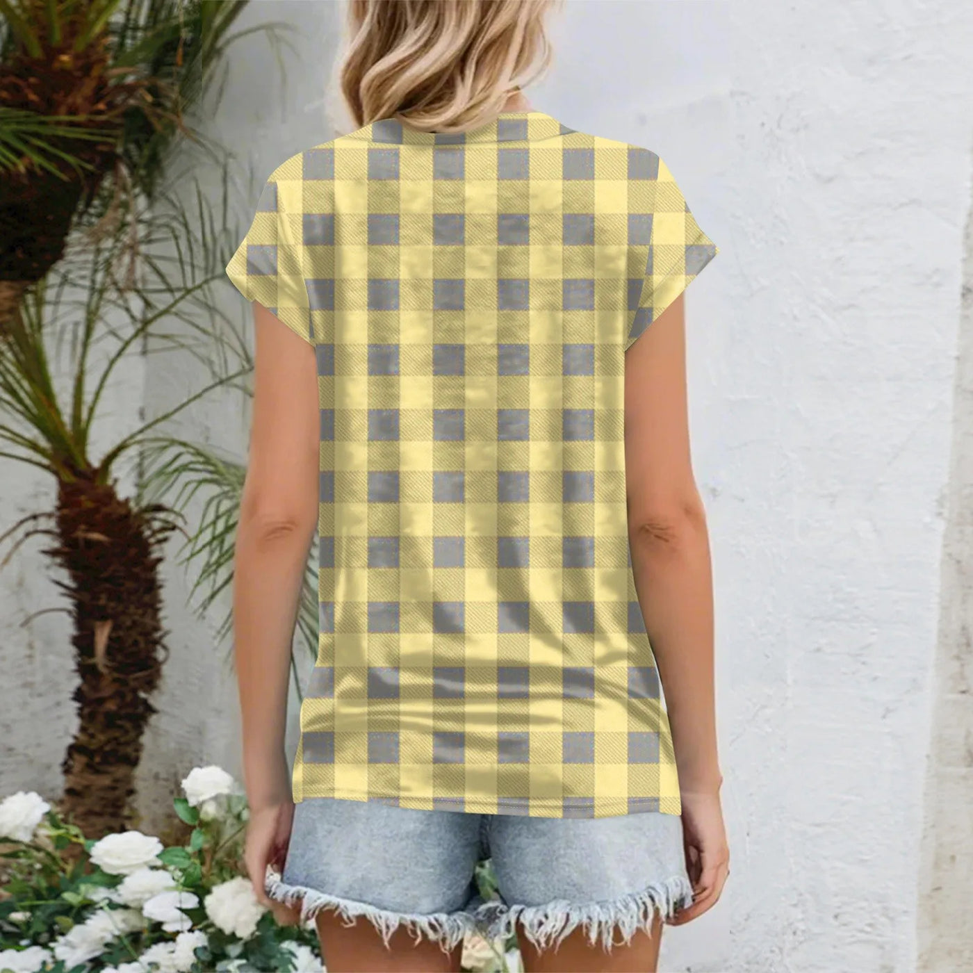 Womens Summer Tops Going Out Workout Outfits Spring Short-sleeved T Shirts Business Casual Dressy Fashion Trendy Clothes 2025