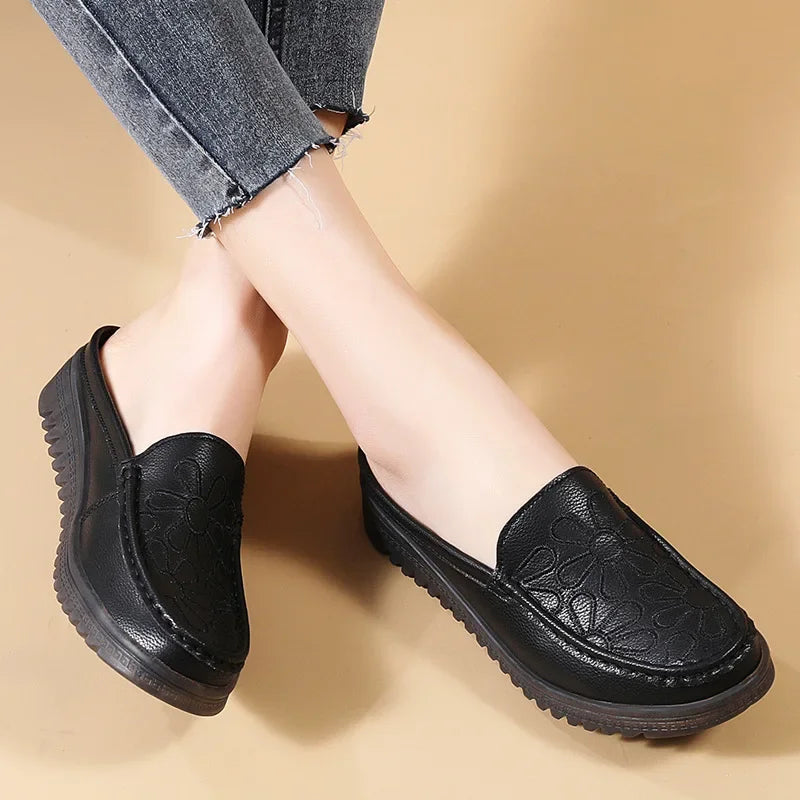 Women Slippers 2025 Spring New Casual Half-slip Shoes Ladies Slip on Closed Toe Sandals Zapatos De Mujer Women's Slingback Shoes