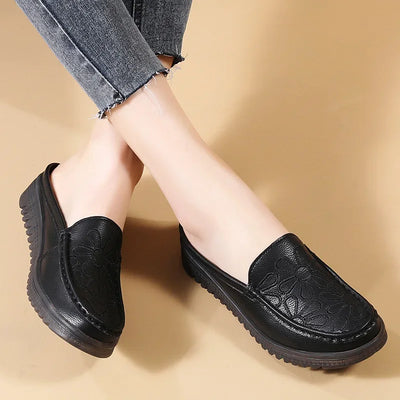 Women Slippers 2025 Spring New Casual Half-slip Shoes Ladies Slip on Closed Toe Sandals Zapatos De Mujer Women's Slingback Shoes