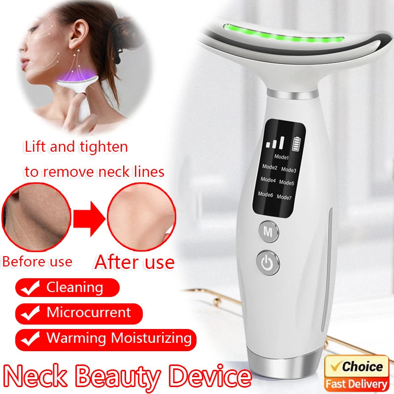 Neck Beauty Instrument Desalinates Neck Lines Neck Care Massage Instrument Lifting TighteningRemoving Patterns Beauty Instrument