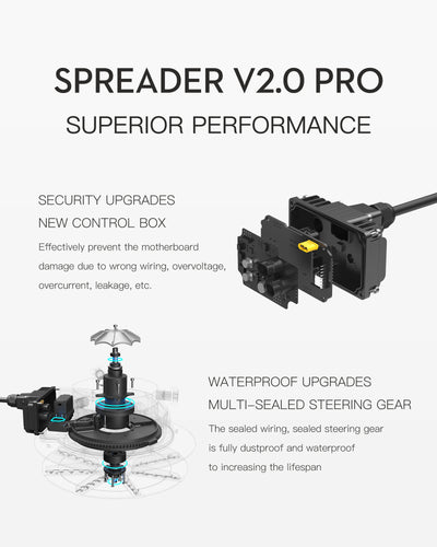 EFT V2.3 EPS200 Spreading System Spreader 10L 22L 22KG 30KG 40L 50L For E410P E416P E616P G630 Z30 Z50 Frame Agricultural Drone
