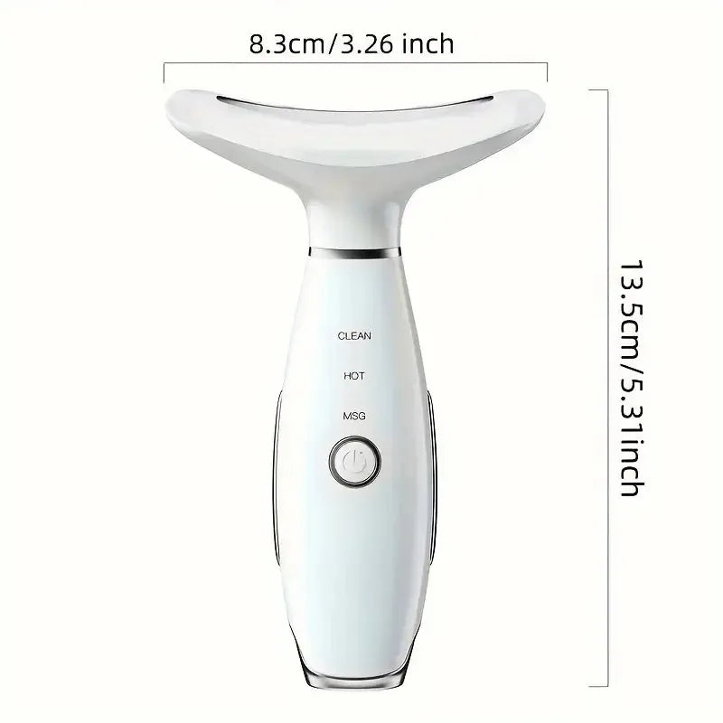 Suitable for facial and neck massager，3Massage Mode，Face Neck Care Tool Beauty Device