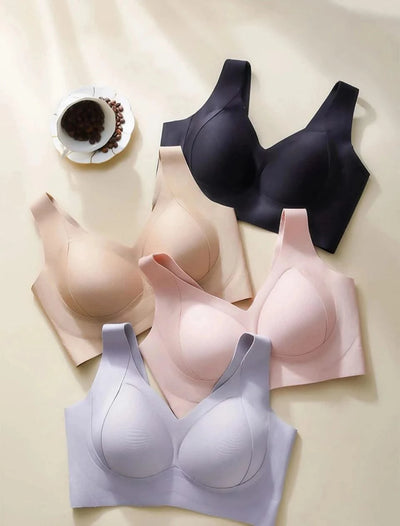 Full Coverage Bras For Women Hide Back Fat T-shirt Bra Plus Size Seamless Daily Underwear Plus Size