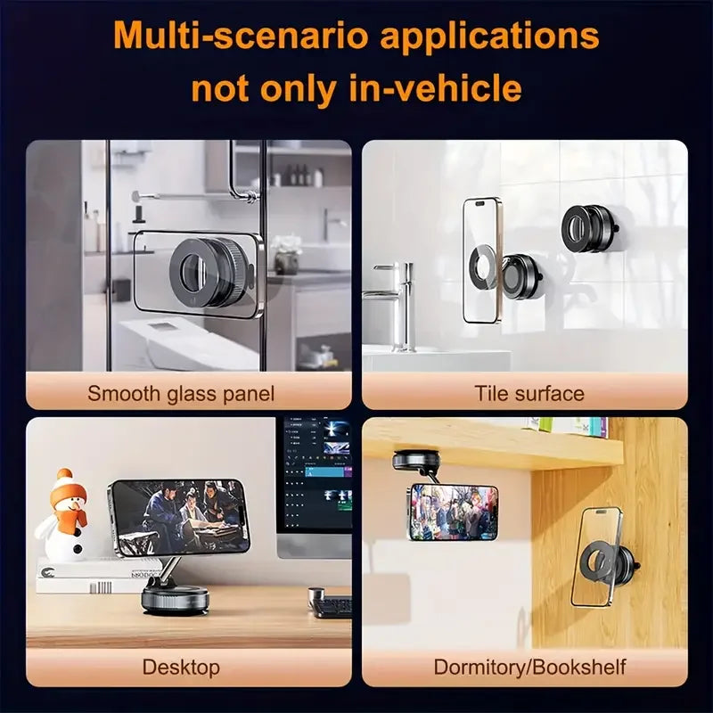 2025 New MagSafe Car Mount [ABS] Magnetic Phone Holder Car with Strong Magnets 360° Rotate and Adjustable Phone Car Mount