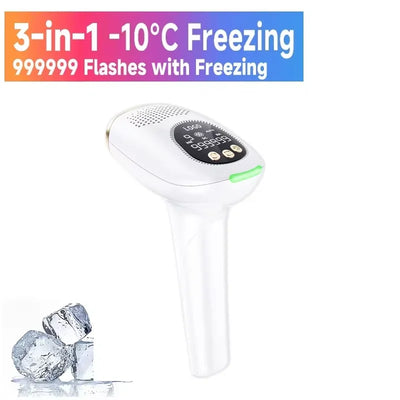 Professional Women Laser Hair Removal IPL Epilator Female Pulsed Light Electric Depilatory Device For Facial Body Bikini
