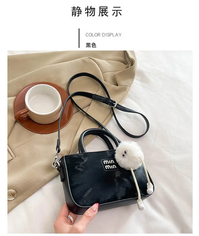 2025 New Women's Luxury Handbag Designer Small Square Purse Fashion Top Handle Crossbody Bag Elegant Shoulder Bag Trendy Clutch
