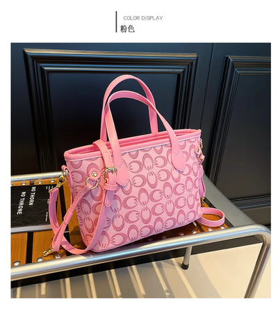 Famous Designer Inspired Women's Shoulder Bag Premium Leather Handbags Ladies Elegant Top Handle Purse Classic Tote