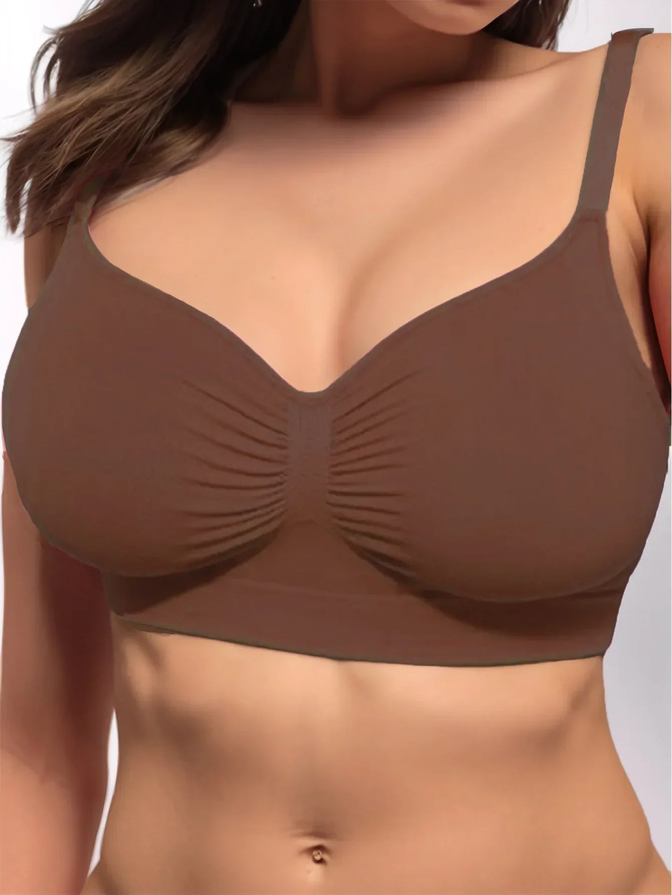 Women Yoga Bra Sport  Running Quick Drying Fitness Tops Padded Adjustable Seamless Bra