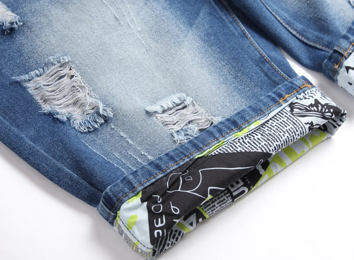 2023 Summer New Mens Ripped Short Jeans Brand Clothing Bermuda Cotton Shorts Men Thin Breathable Casual Denim Shorts