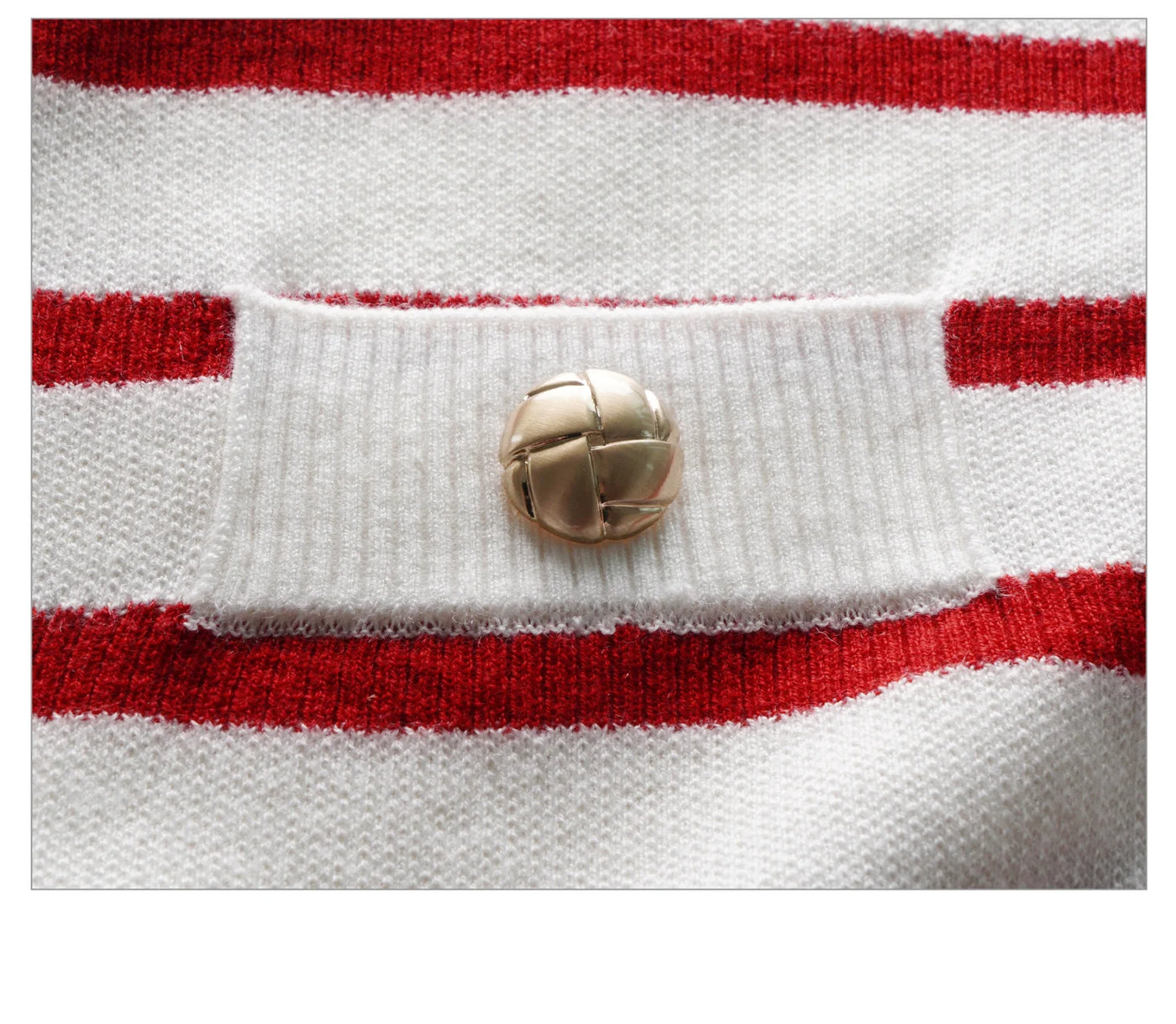 OLrain Wool Blend Striped Cardigan Women 2025 Spring Commute Embroidery V Neck Long Sleeve Chic Button Knitwear M56QZ86390