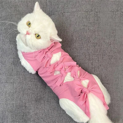 Cat Weaning Sterilization Suit Cats Anti-licking Sterilization Clothes Pet Surgery Recovery Suit Castration Wound Recovery Cloth