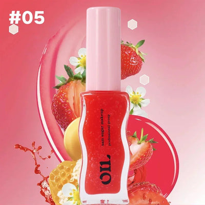 Water Light Honey Lip Oil Essence Long Lasting Moisturizing Fruity Shimmer Jelly Reduce Lip Lines Liquid Lipstick Gloss Makeup