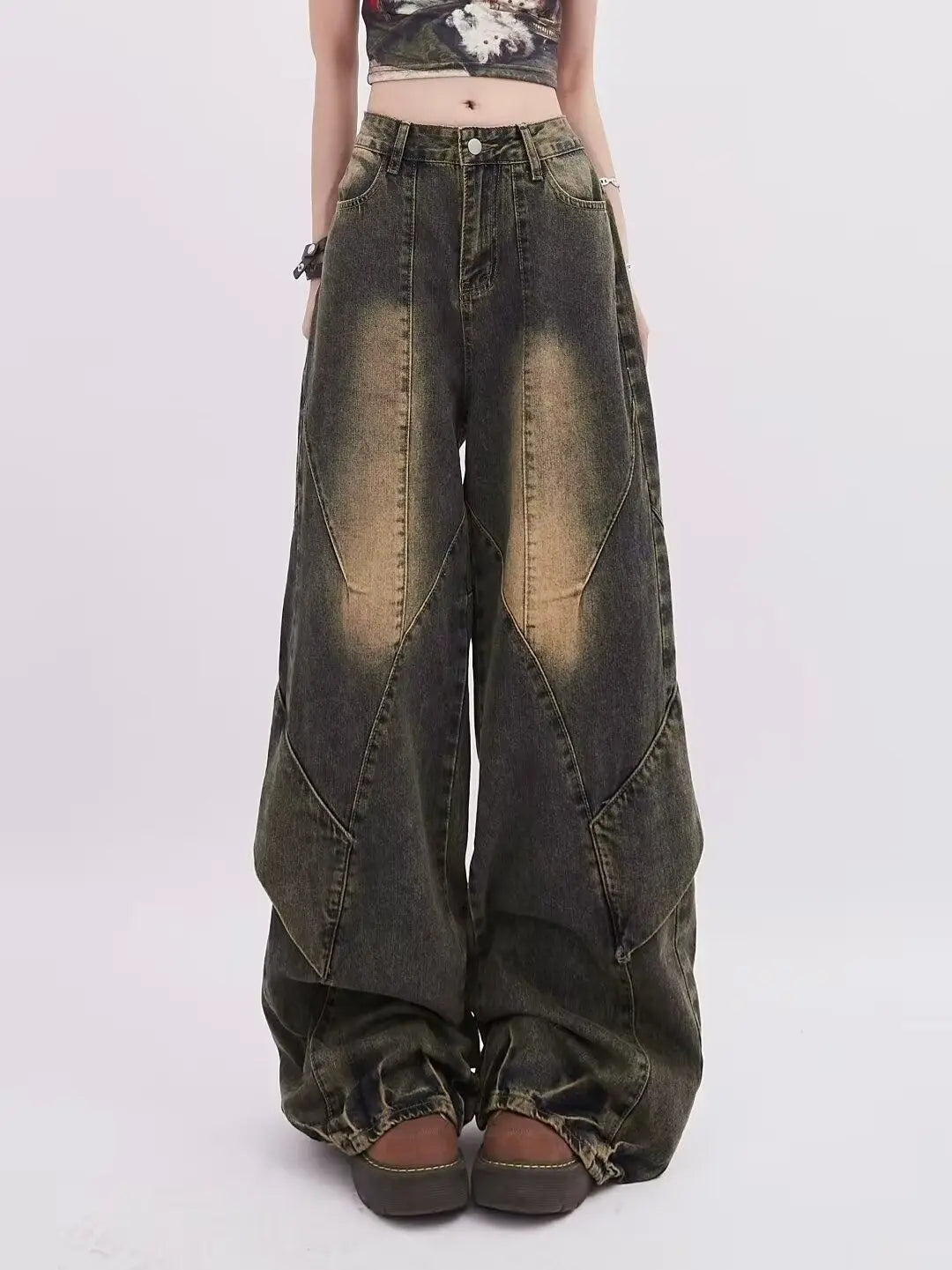 Women's Spring Autumn Cool Denim Coat Pants Two Piece Set Lady Casual Jacket Trousers Outfits 2025 New Punk Tops Jeans Suits