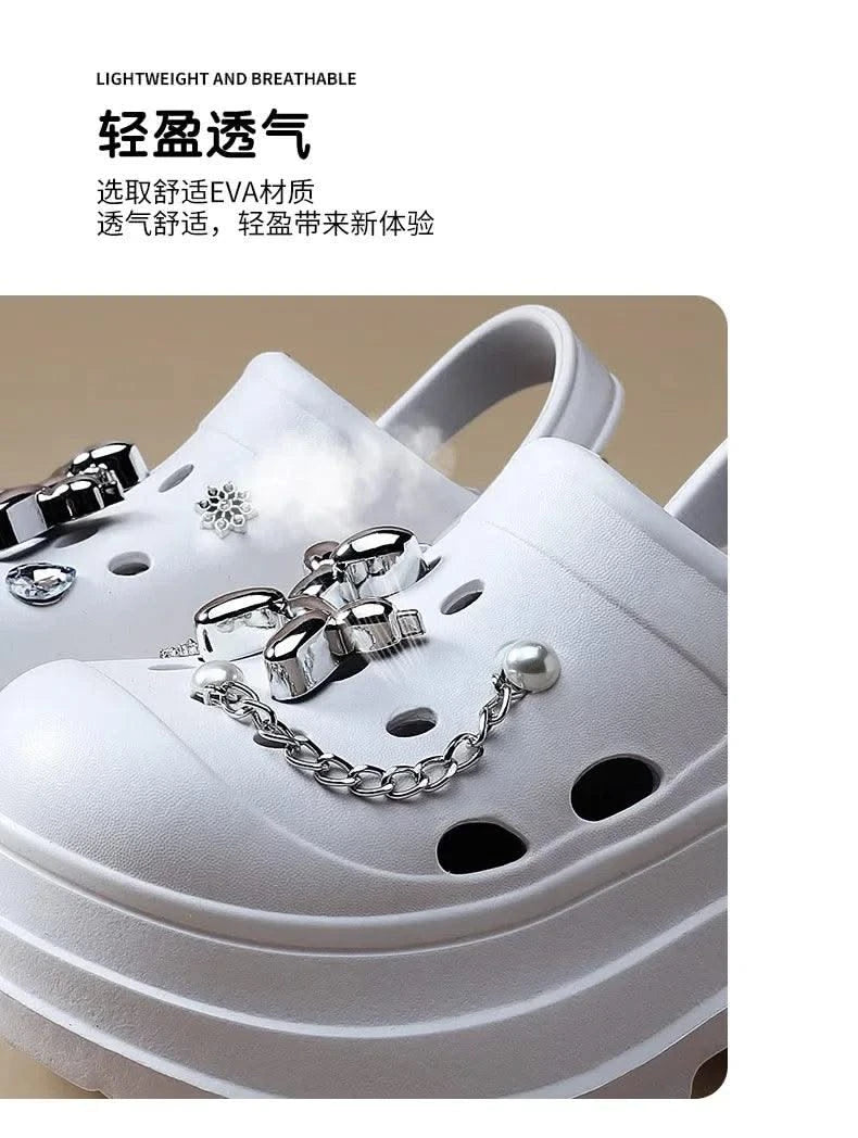 Clogs Clogs Women's Slippers Summer Home Sandals Non Slip Garden Shoes Fashion  Flat Shoes Orginal Outdoor Couples EVA Design