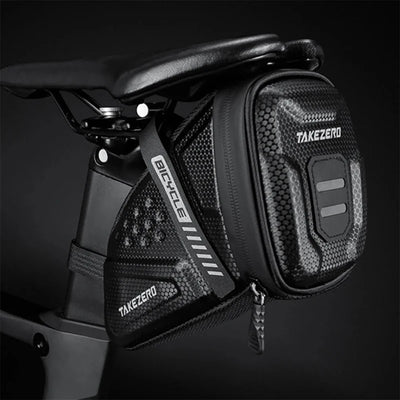 Fashion Waterproof Bicycle Saddle Bag Road Bike Saddlebags Reflective Striped Bicycle Tool Holder Bag MTB Accessories Tools