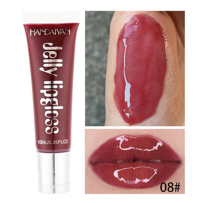 Candy Shades Moisturizing Lip Gloss Lip Oil Makeup Shinny Nutritious Liquid Lip Glosses Cherry Jelly Oil Clear Lipgloss
