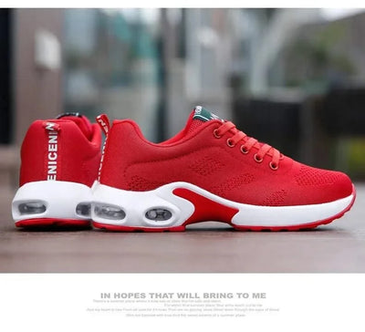 Sports Shoes for Women Spring White Breathable Casual Sneakers Summer Breathable Air Cushion Running Zapatillas Mujer Girl Shoes