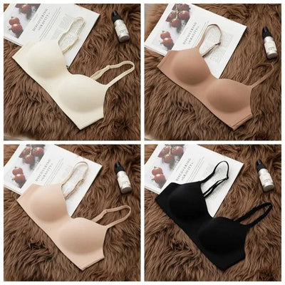 Wireless One-piece Underwear for Women Anti-sagging Comfort Push Up Bras for Women Seamless Back Smoothing Bras for Women Women
