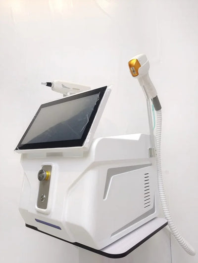 Hair remvoal handle  Germany diode laser hair removal technology is based on the selective kinetics of light and heat. The laser