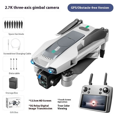 S819 Airdrop Drone with 2.7K GPS 5G Image Transmission 500g Load HD Aerial Photography RC Aircraft