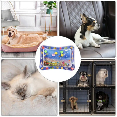 Creative Baby Water Mat For Pets Cat Dog Water Play Mat Infant Toddler Inflatable Patted Pad Baby Children Preschool Toys