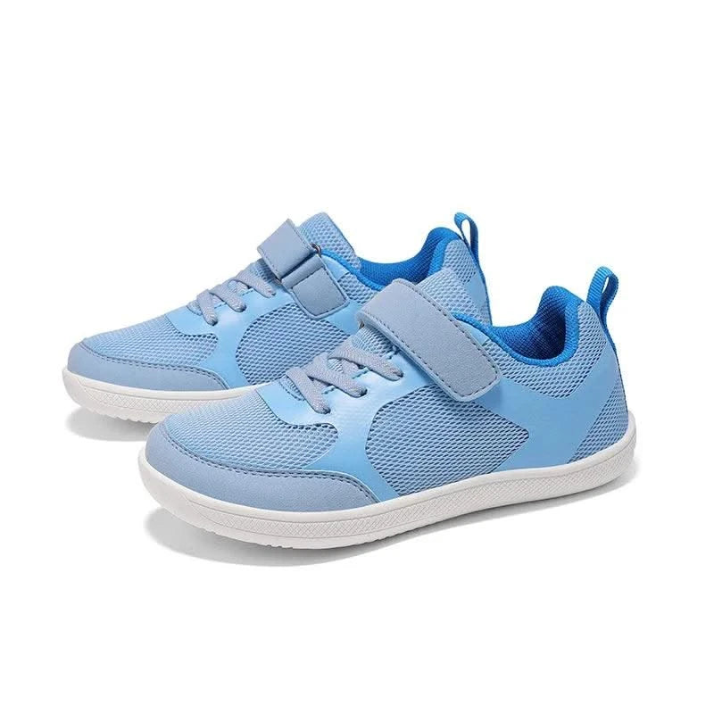 New children's wide version anti slip breathable shoes, minimalist sports shoes for boys and girls, with minimal wear and tear