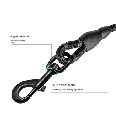Comfortable Short Training Dog Leash Soft Heavy Duty Dog Lead Strong Durable Pet Leashes Dog