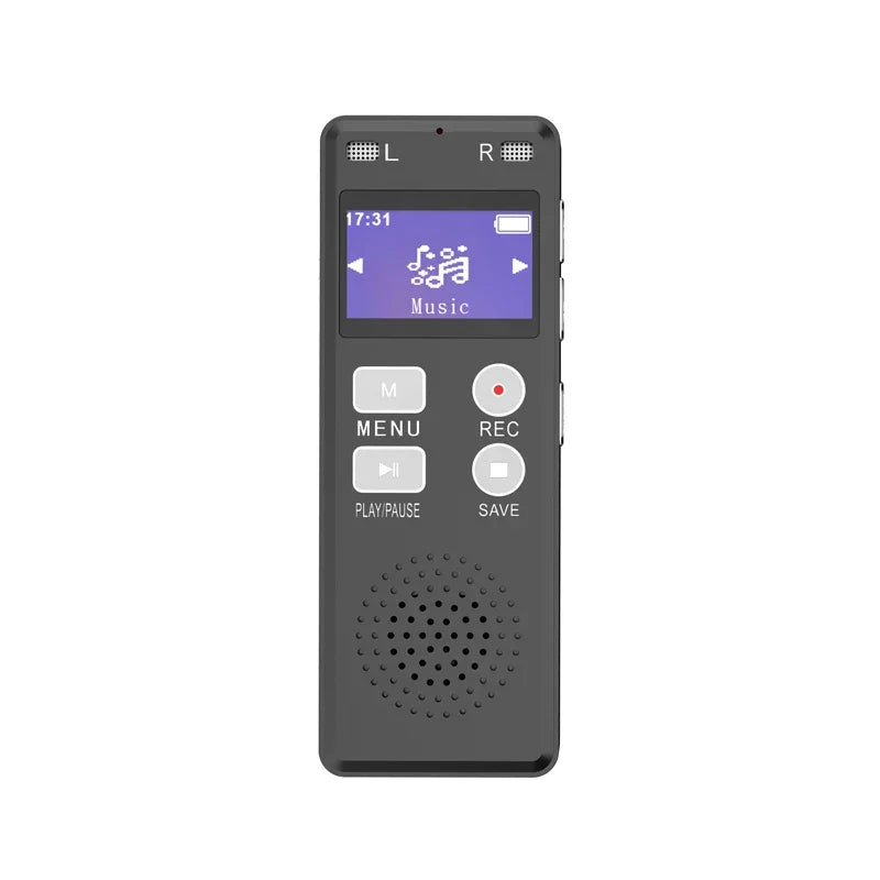 Digital Recorder, Voice-Activated Recorder for Podium Conferencing - Recorder with Player, Recording Equipment, Mp3 Player, Password, Variable Speed