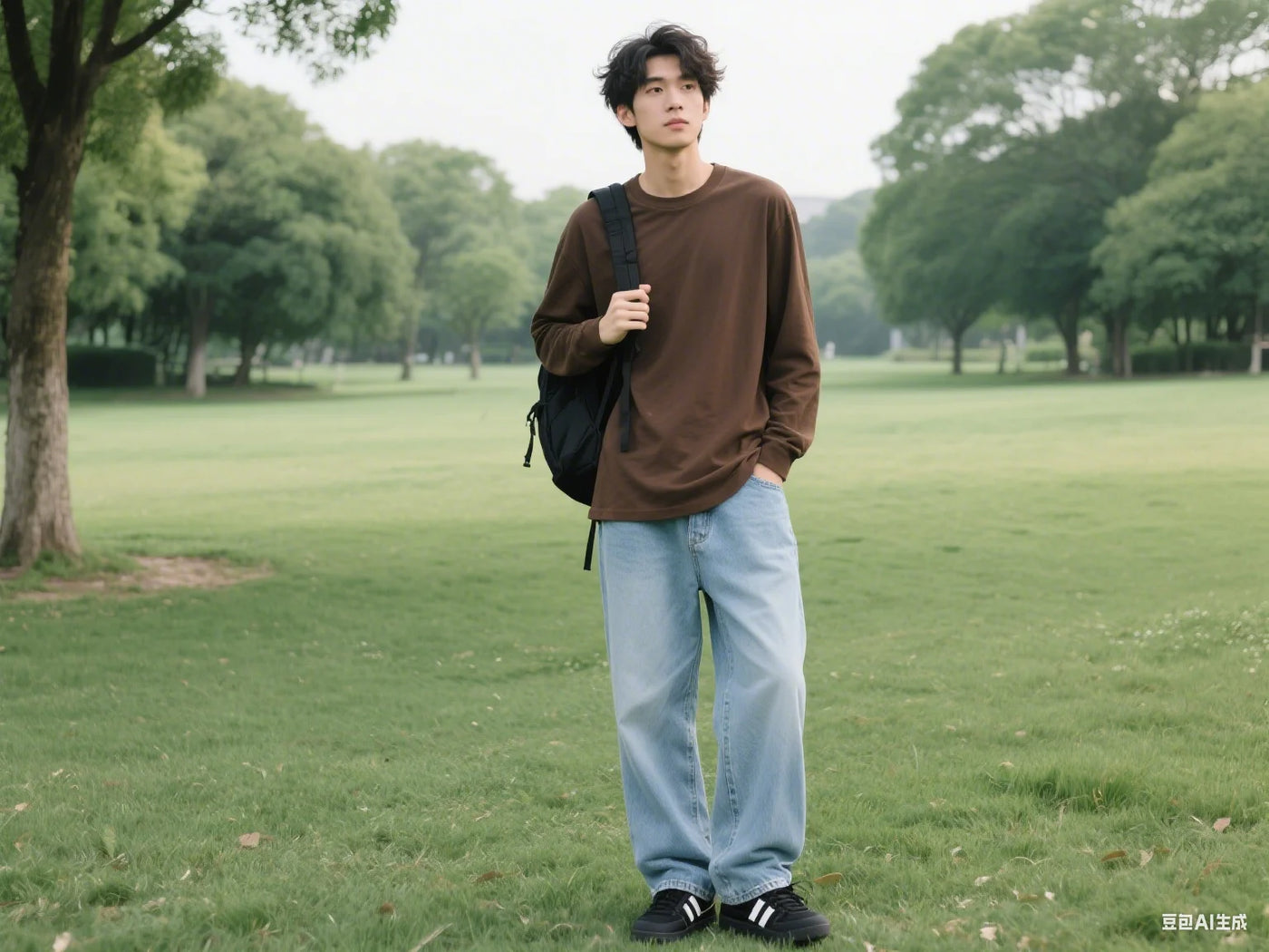 Boyfriend Vintage Fashion Straight Casual Loose Denim Cargo Pants Men Designer  Jeans Streetwear Loose Wide Leg Jeans