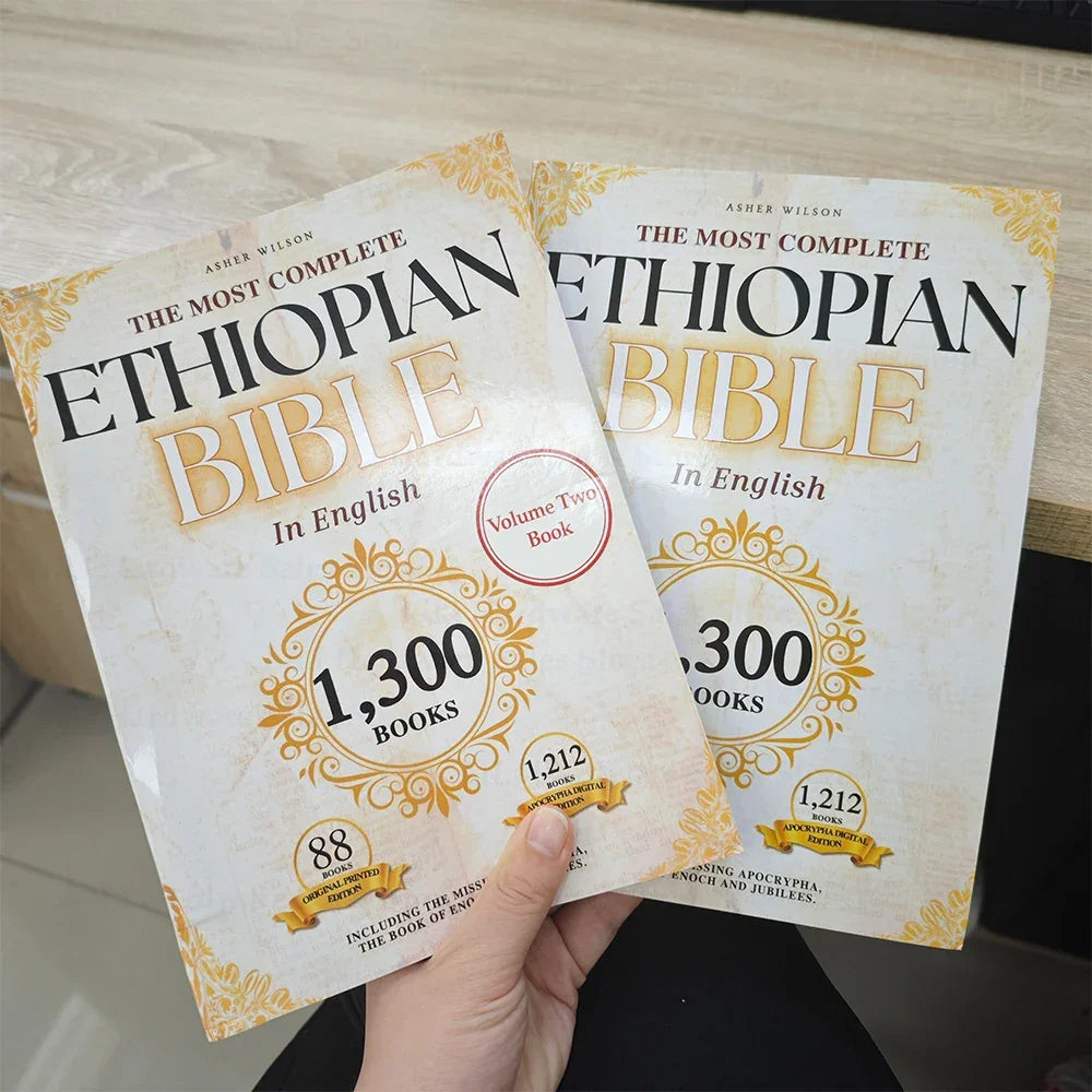 THE MOST COMPLETE ETHIOPIAN BIBLE In English, Containing 1,300 Books with 88 New Additions and Missing Apocrypha, Book of Enoch