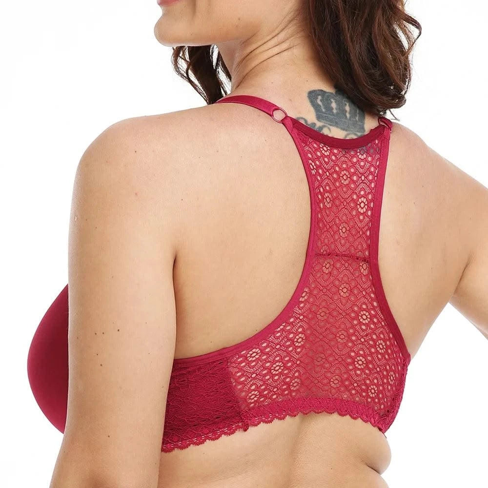 Front Closure Womens Lace Bra Brassiere Sexy Underwear BH Tops
