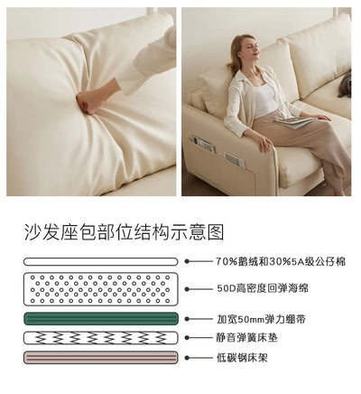 Longer Background Sofa Pillows European Modern Convertible Pull Out Sofa Bed Single Reading Muebles De Sala Home Furniture