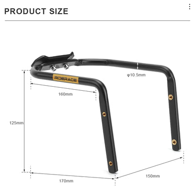 Bicycle Saddle Stabilizer Bracket Rear Seat Aluminum Alloy Holder MTB Road Bike Luggage Rack Rear Seat Mount Cycling Accessories