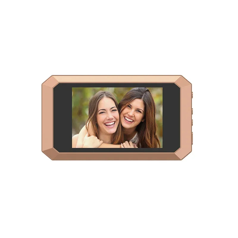 3.5" Monitor Video Doorbell Digital Viewer Video-eye Door Peephole Camera Photo Record Night Vision Human Detection 200W Pixels