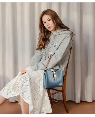 Genuine Brand Soft Leather Women’s Handbags High Quality Small Shoulder Bags Women Luxury bags Fashion Ladies Crossbody Bags Sac