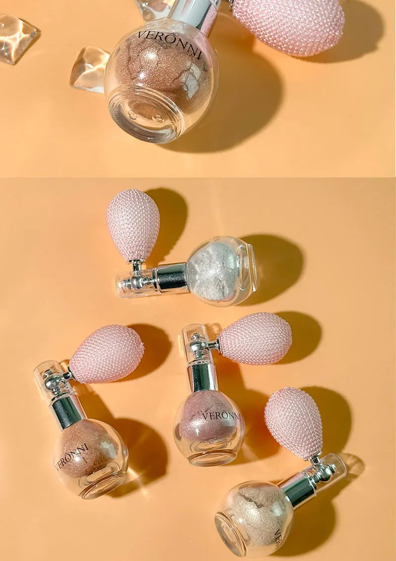 High Gloss Body Diamond Shimmering Spray Powder Highlight Powder Makeup Suitable for Facial and Body Skin Hair Clothes Cosmetics