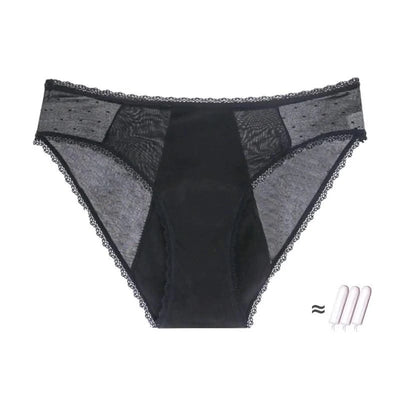 Women Menstrual Period Panties Underwear 4 Layers Plus Size Heavy Flow Absorbency Leakproof Physiological Sanitary Lingerie