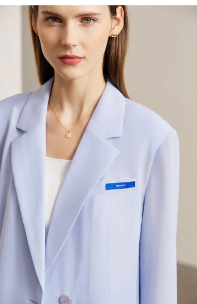 AMII Minimalism Women's blazer Fashion 2024 Summer Blazers Office Lady Two-piece Set Chic Female shorts Separately Sale 72311003